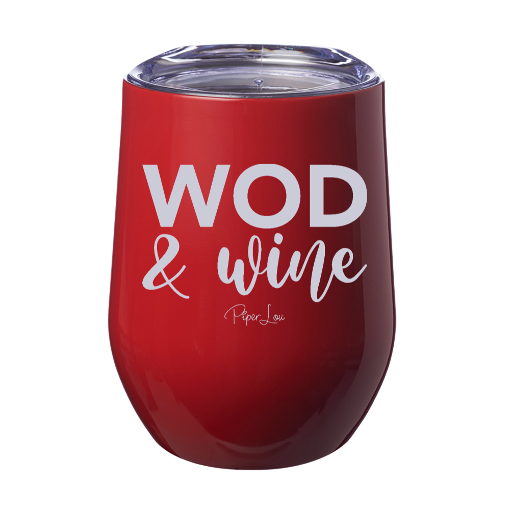 WOD And Wine 12oz Stemless Wine Cup