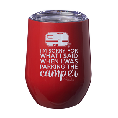 Parking The Camper 12oz Stemless Wine Cup