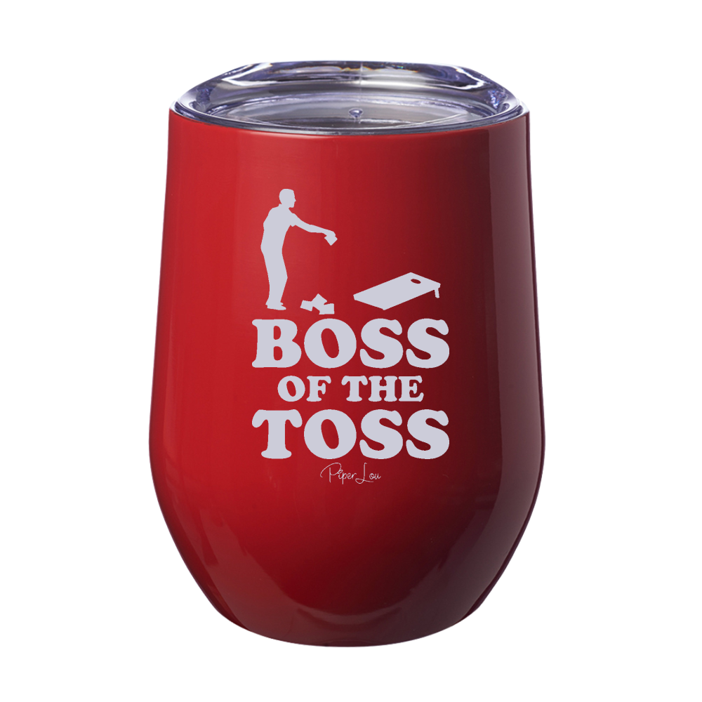 Boss Of The Toss 12oz Stemless Wine Cup