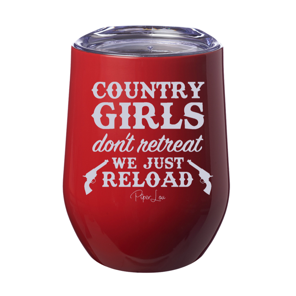 Country Girls Don't Retreat Laser Etched Tumbler