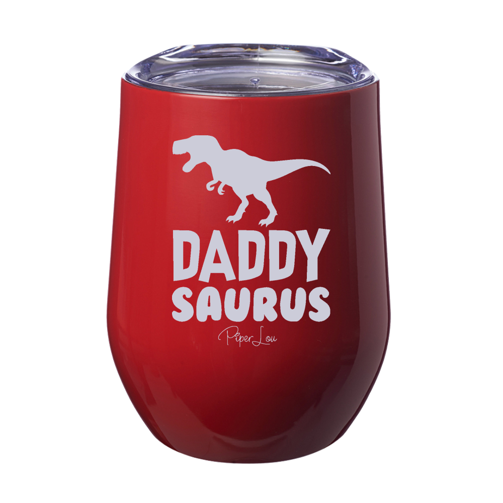 Daddy Saurus 12oz Stemless Wine Cup