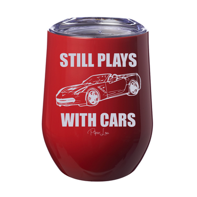 Still Plays With Cars Corvette Laser Etched Tumbler