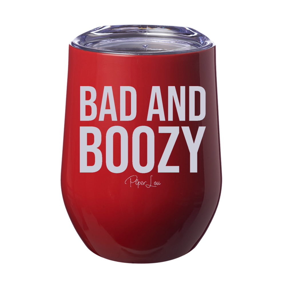 Bad And Boozy 12oz Stemless Wine Cup