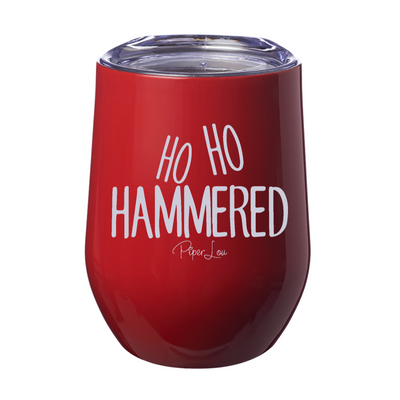 Ho Ho Hammered 12oz Stemless Wine Cup