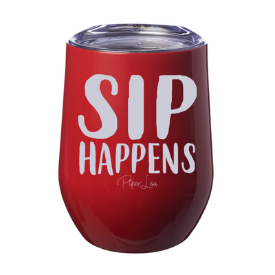 Sip Happens 12oz Stemless Wine Cup