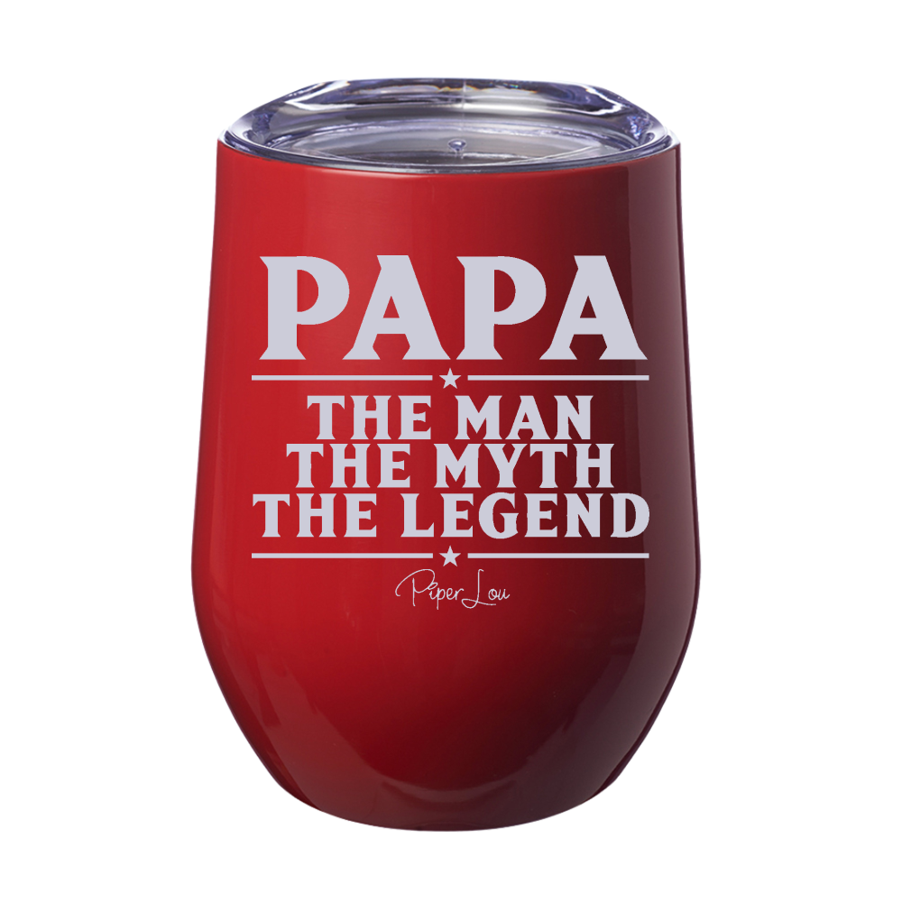 The Man PAPA 12oz Stemless Wine Cup