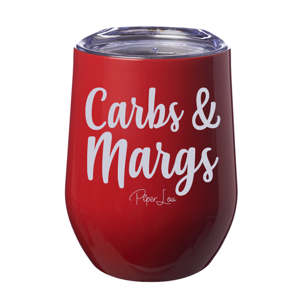 Carbs & Margs 12oz Stemless Wine Cup
