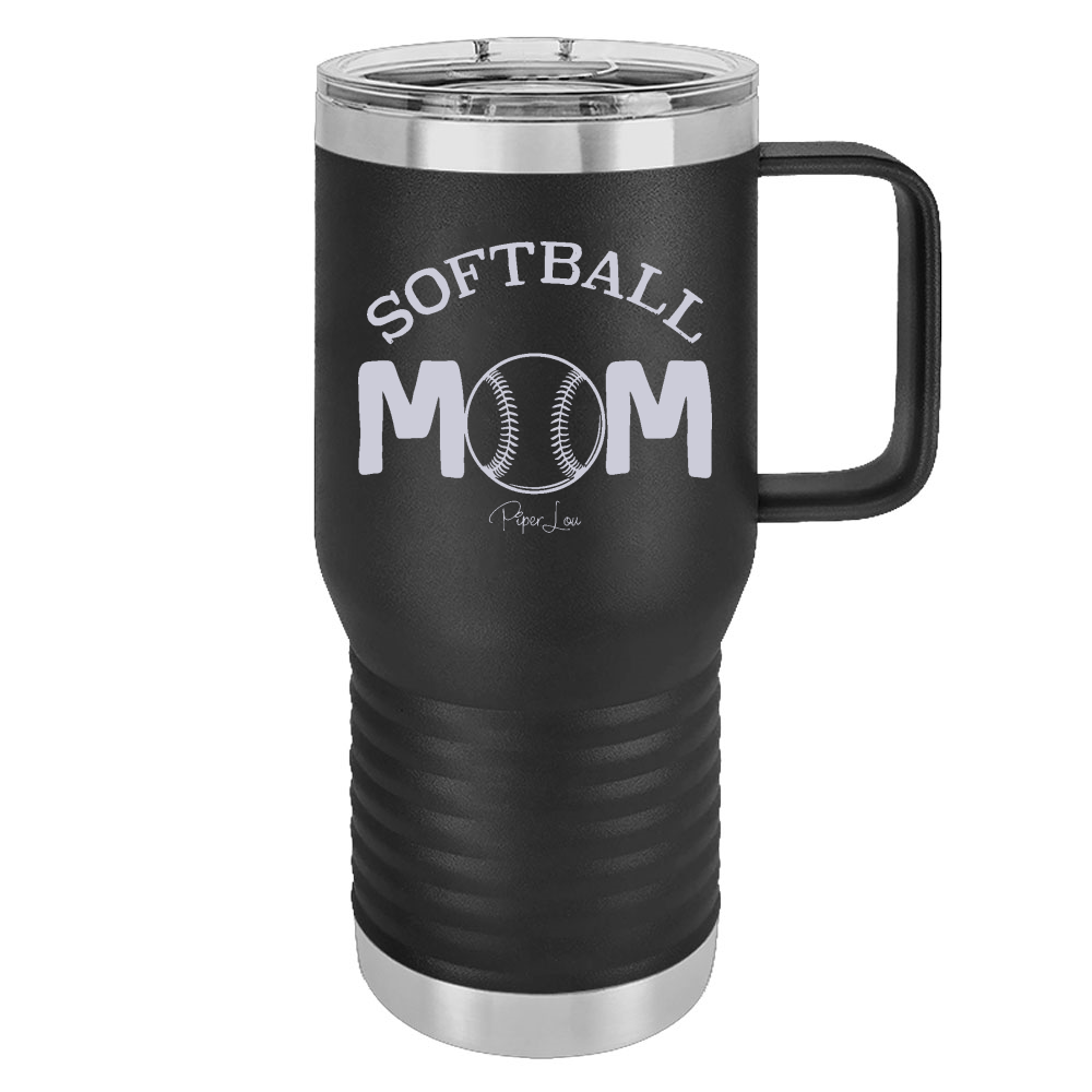 Softball Mom 20oz Travel Mug