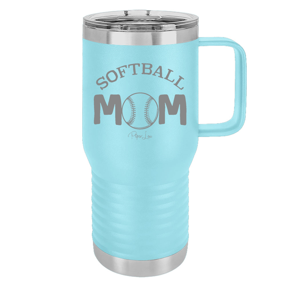 Softball Mom 20oz Travel Mug