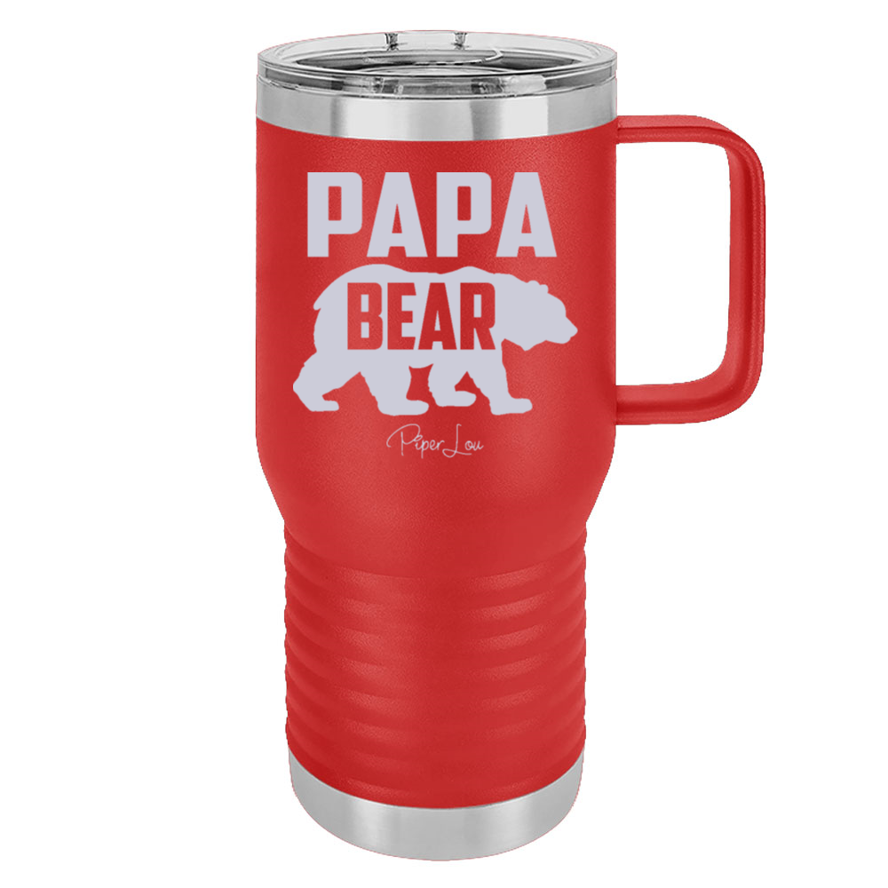 Papa Bear 20oz Travel Mug