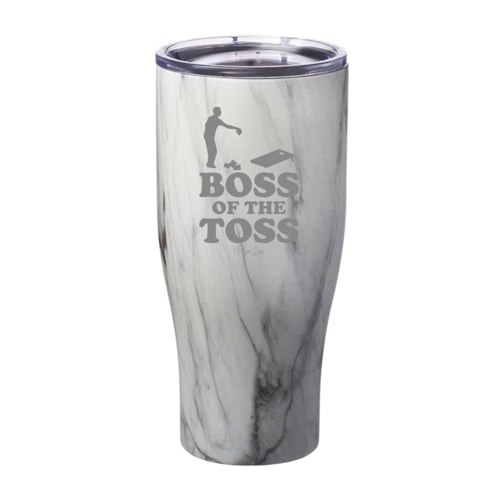 Boss Of The Toss Laser Etched Tumbler