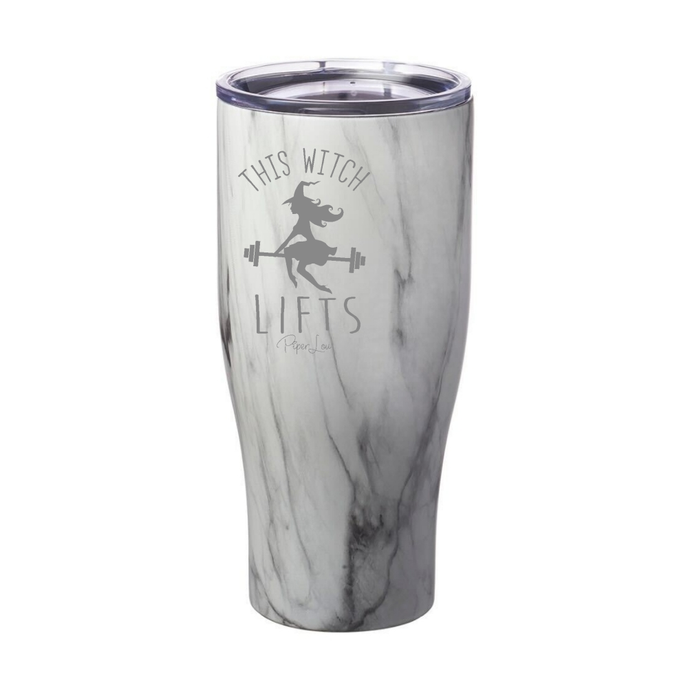 This Witch Lifts Laser Etched Tumbler