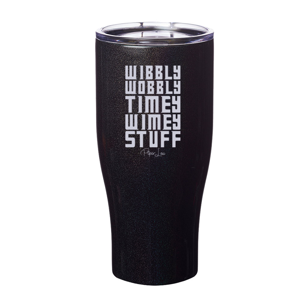 Wibbly Wobbly Timey Wimey Laser Etched Tumbler