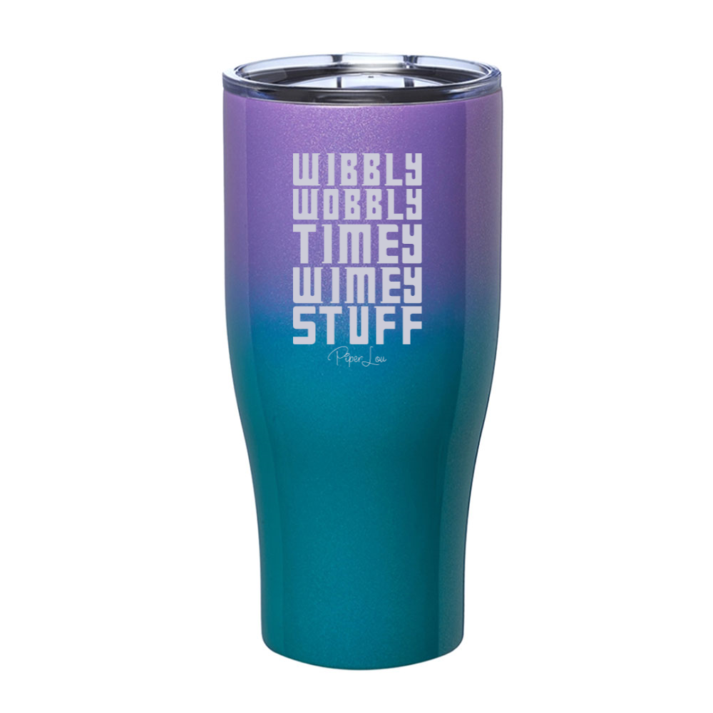 Wibbly Wobbly Timey Wimey Laser Etched Tumbler