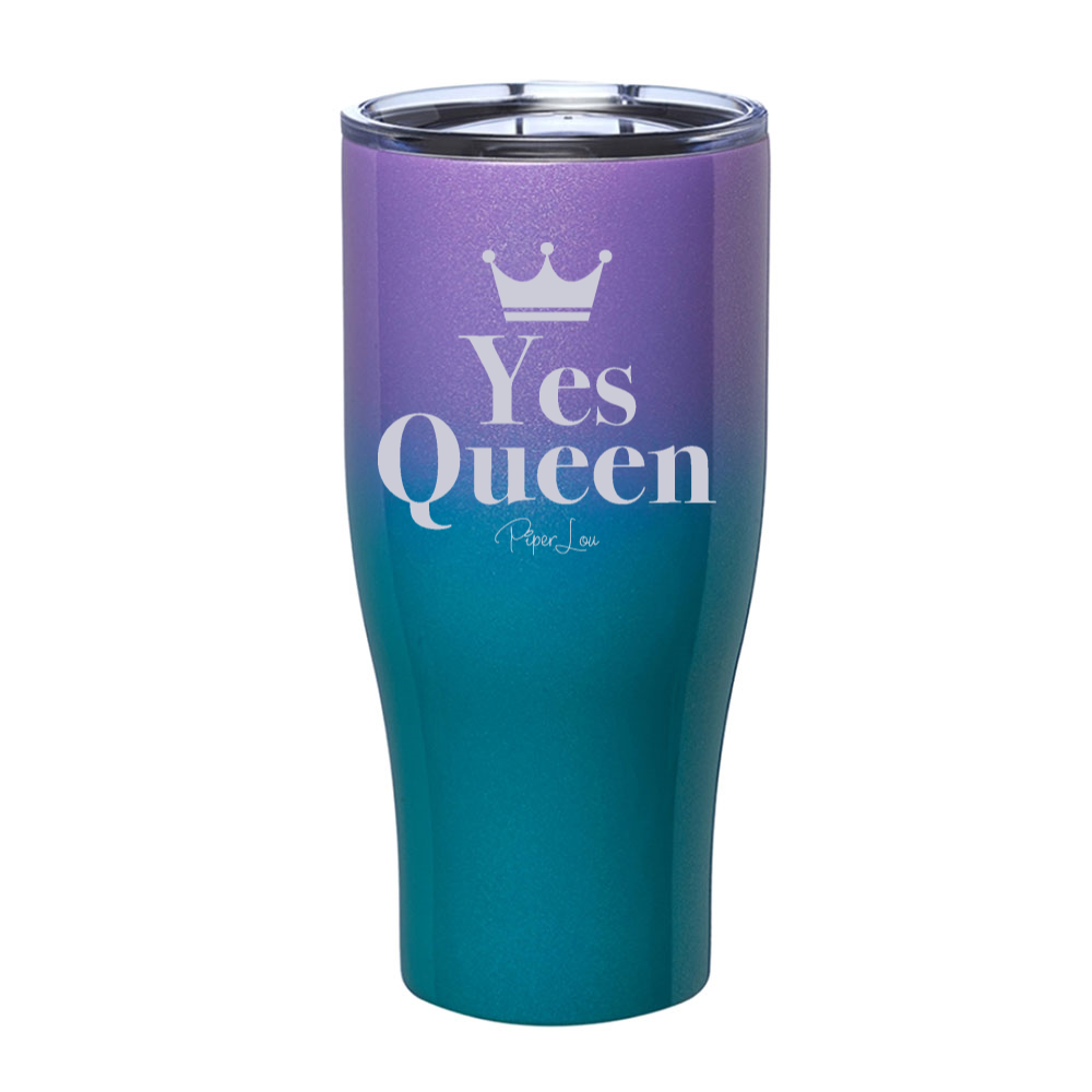 Yes Queen Laser Etched Tumbler