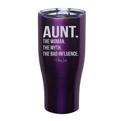 Aunt The Woman The Myth Laser Etched Tumbler