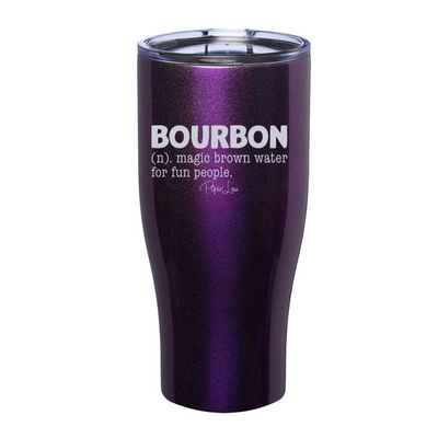 Bourbon Definition Laser Etched Tumbler