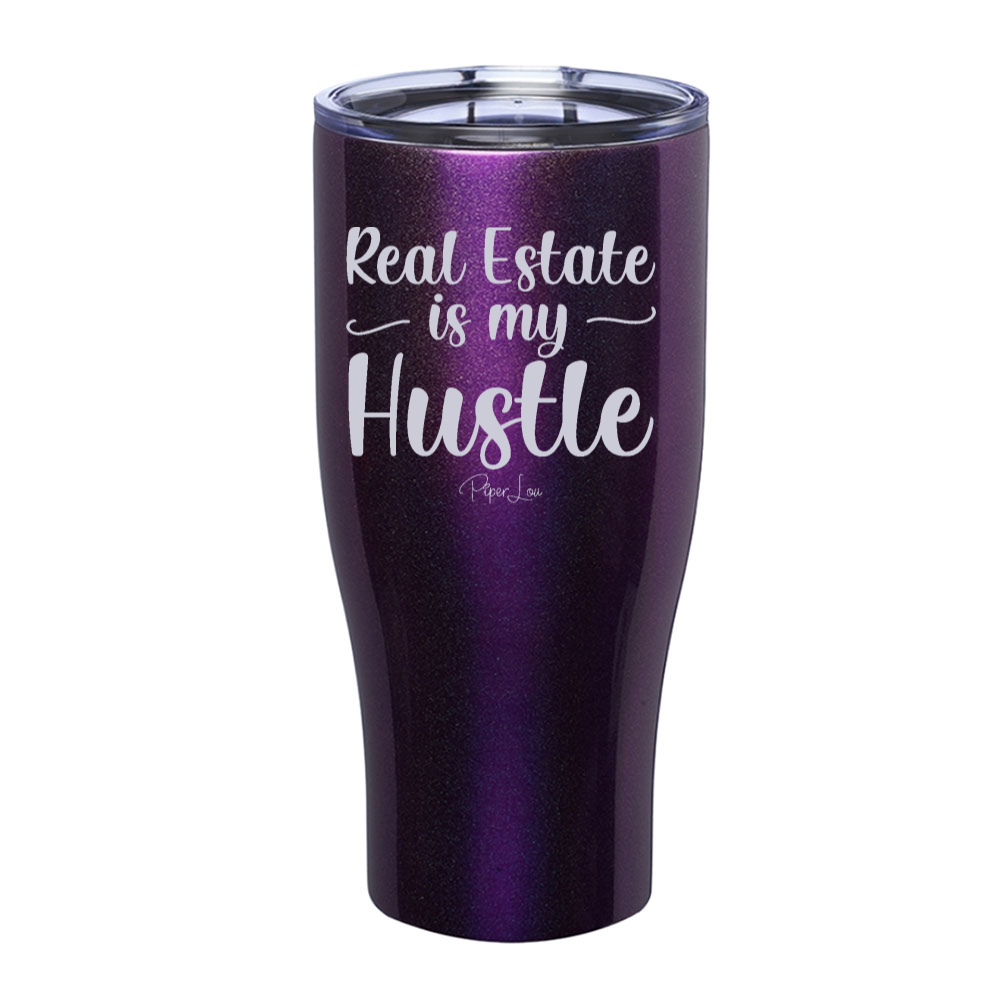 Real Estate Is My Hustle Laser Etched Tumbler