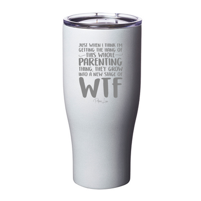 This Whole Parenting Thing Laser Etched Tumbler