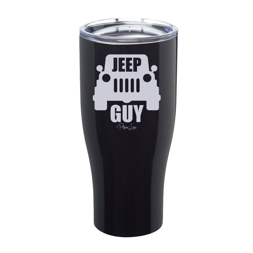 Jeep Guy Laser Etched Tumbler