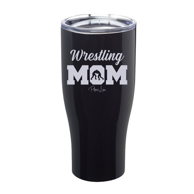 Wrestling Mom Laser Etched Tumbler