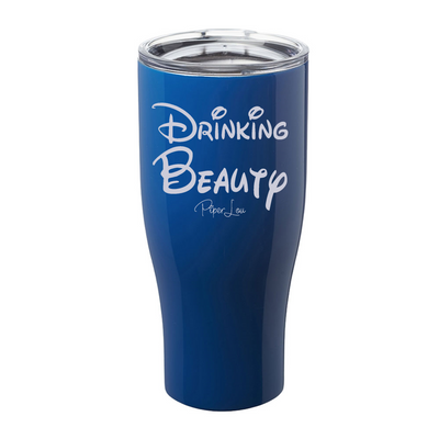 Drinking Beauty Laser Etched Tumbler
