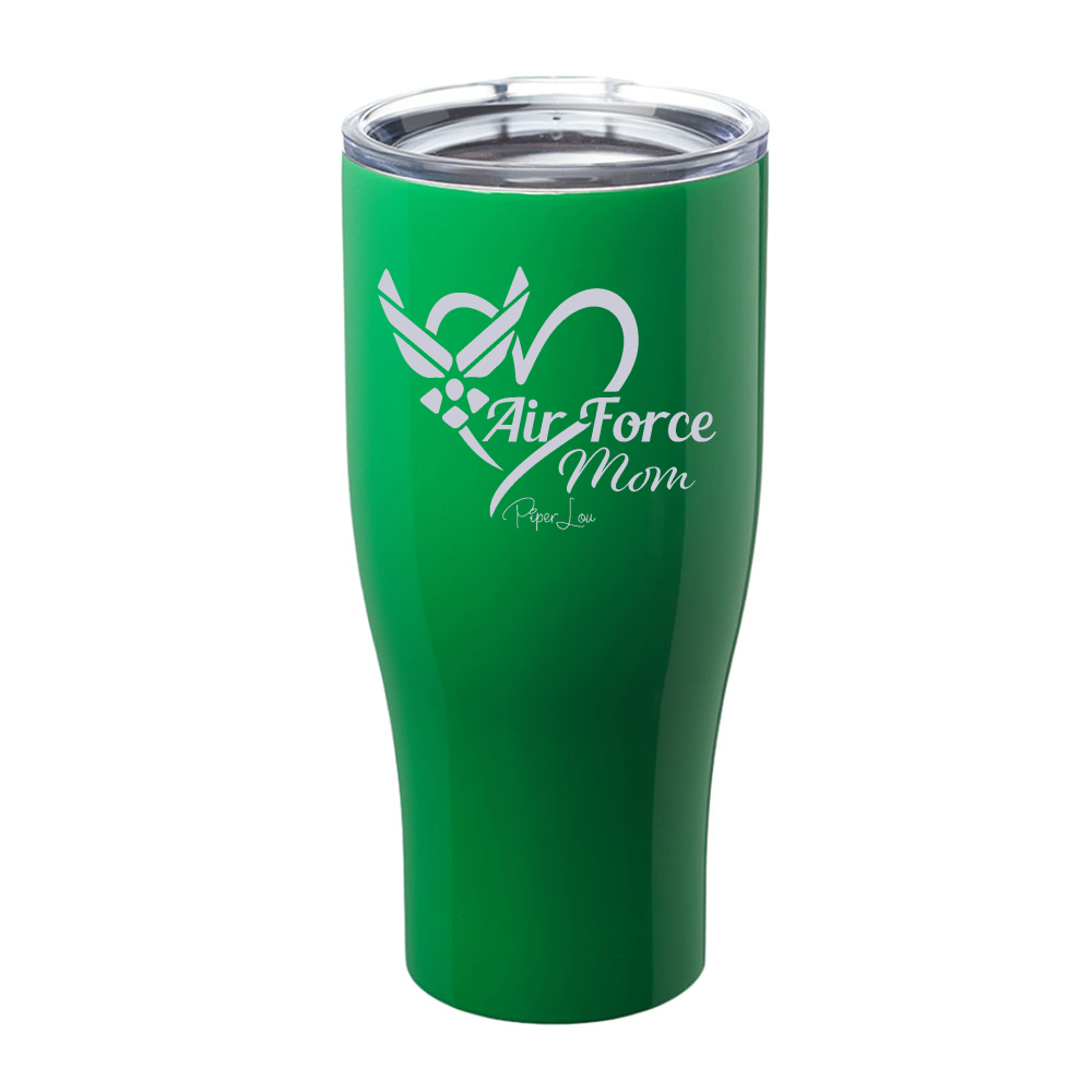 Air Force Mom Laser Etched Tumbler