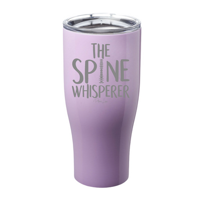 The Spine Whisperer Laser Etched Tumbler