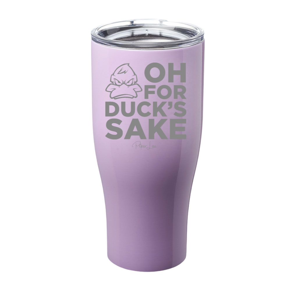Oh For Duck's Sake Laser Etched Tumbler