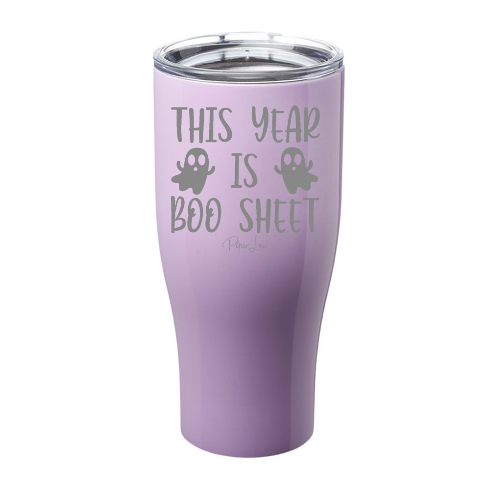 This Year Is Boo Sheet Laser Etched Tumbler