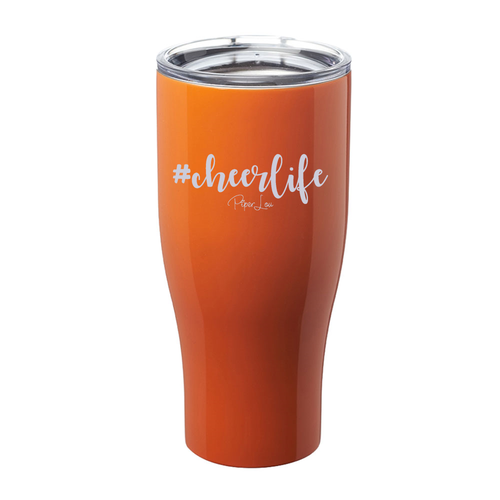 Cheer Life Laser Etched Tumbler