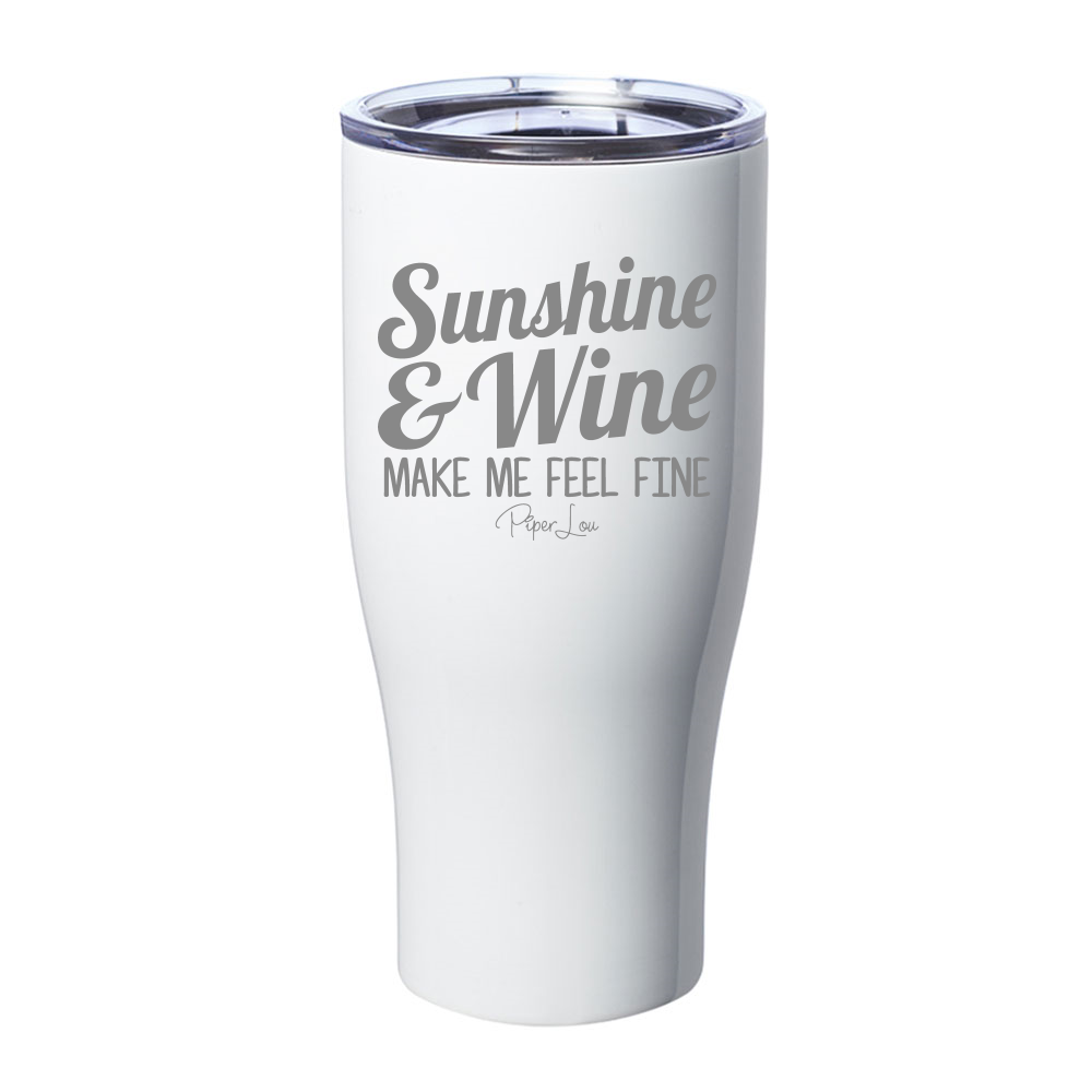 Sunshine & Wine Laser Etched Tumbler