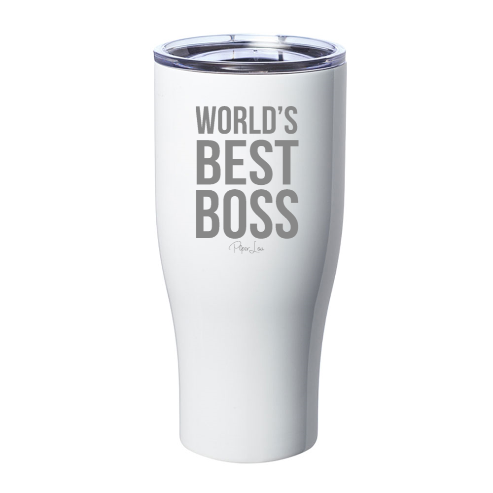 World's Best Boss Laser Etched Tumbler