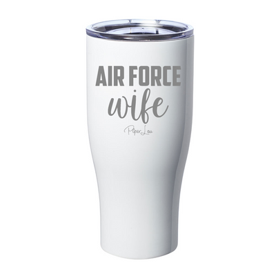 Air Force Wife Laser Etched Tumbler
