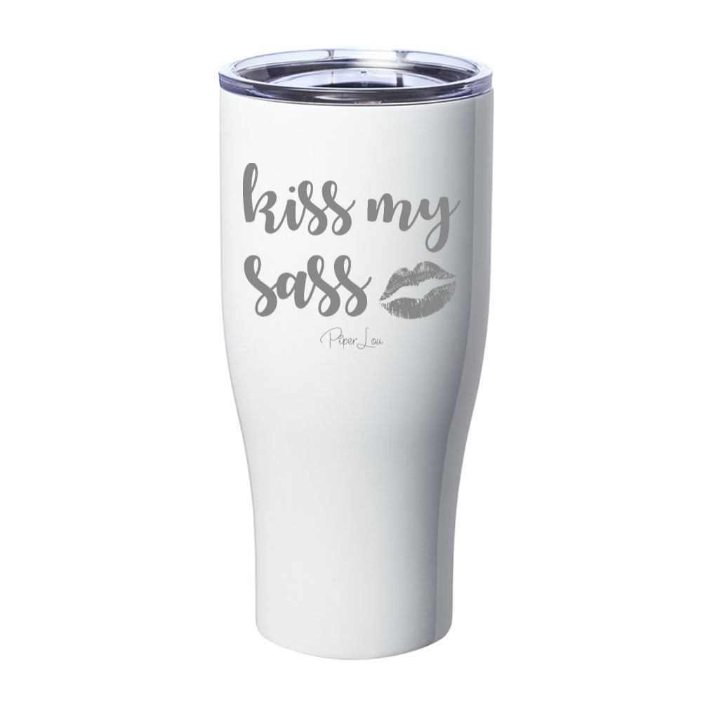 Kiss My Sass Laser Etched Tumbler