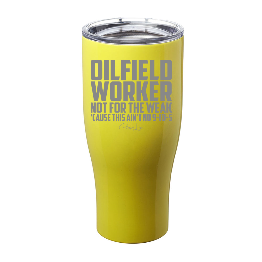 Oilfield Worker Laser Etched Tumbler
