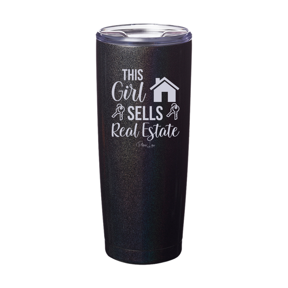 This Girl Sells Real Estate Laser Etched Tumbler