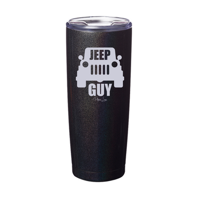 Jeep Guy Laser Etched Tumbler