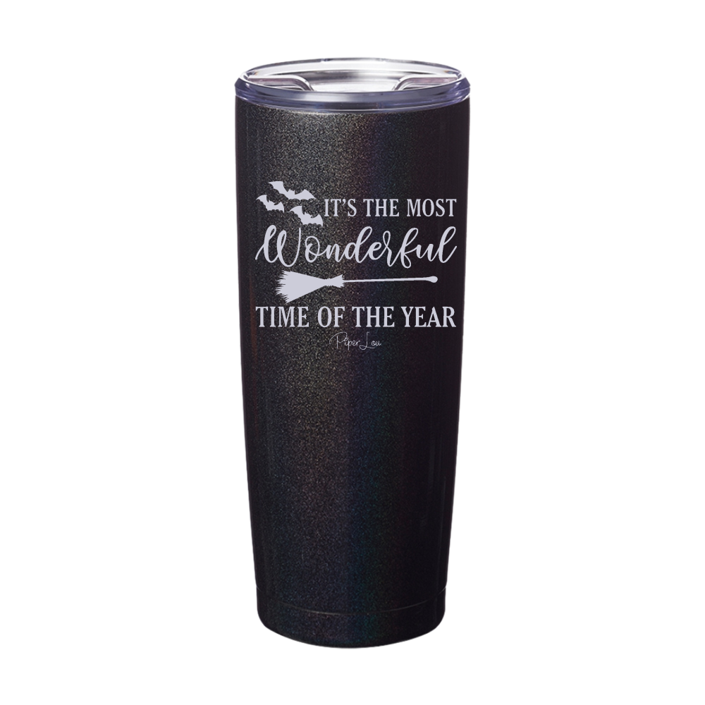 It's The Most Wonderful Time Halloween Laser Etched Tumbler