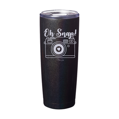 Oh Snap Camera Laser Etched Tumbler