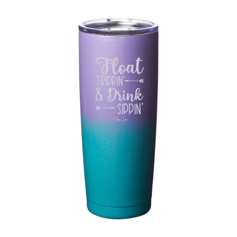 Float Trippin And Drink Sippin Laser Etched Tumbler