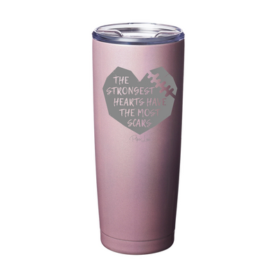The Strongest Hearts Laser Etched Tumbler