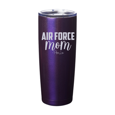 Air Force Mom Laser Etched Tumbler