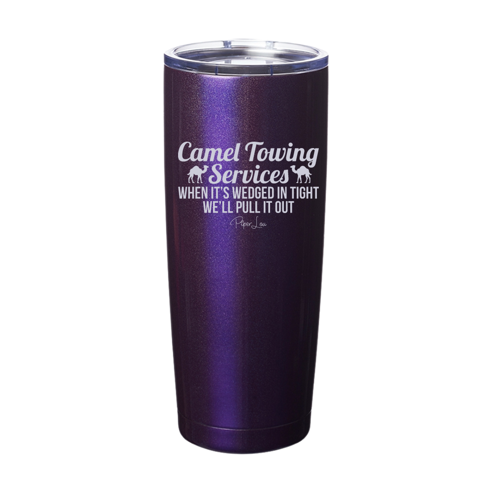 Camel Towing Services Laser Etched Tumbler