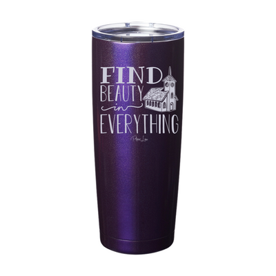 Find Beauty In Everything Church Laser Etched Tumbler