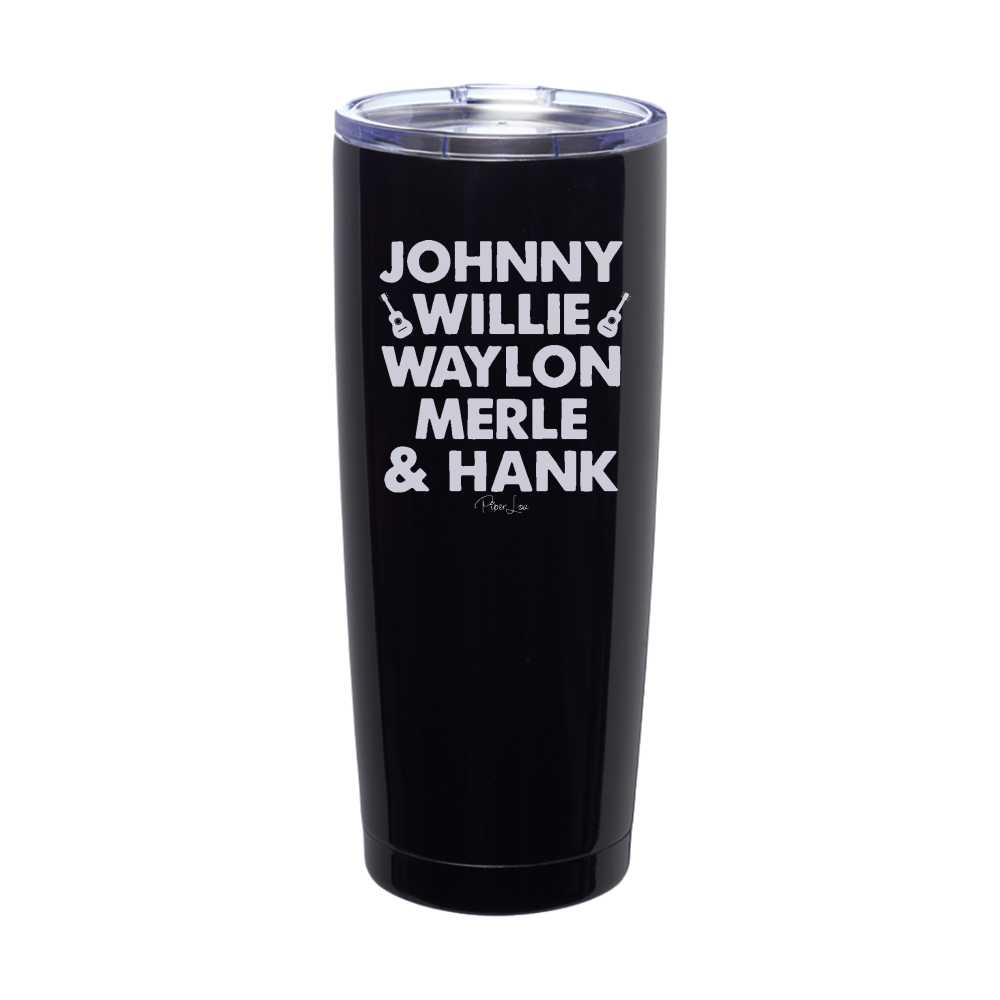 Country Music Icons Men Laser Etched Tumbler
