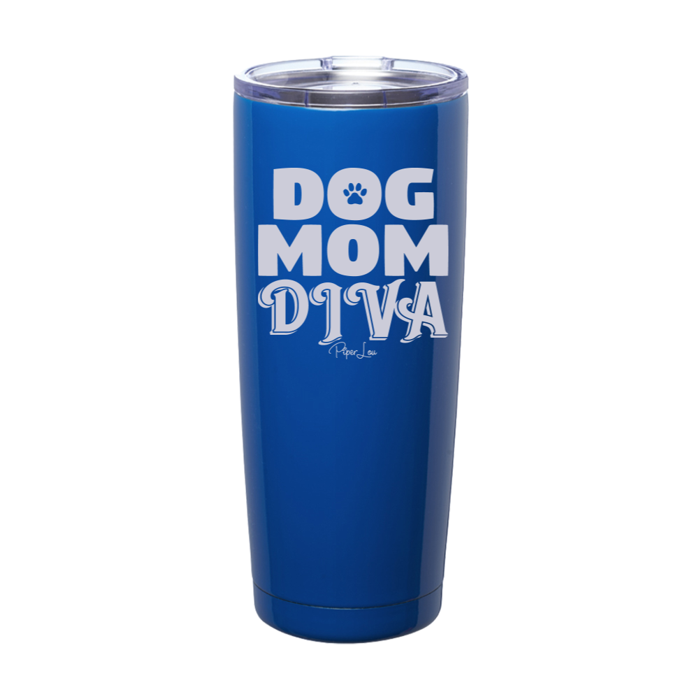 Dog Mom Diva Laser Etched Tumbler