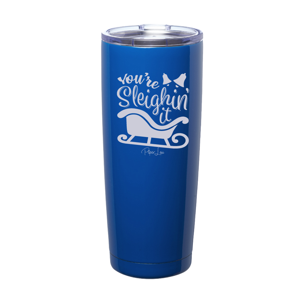 You're Sleighin' It Laser Etched Tumbler