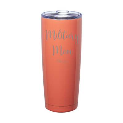 Military Mom Laser Etched Tumbler