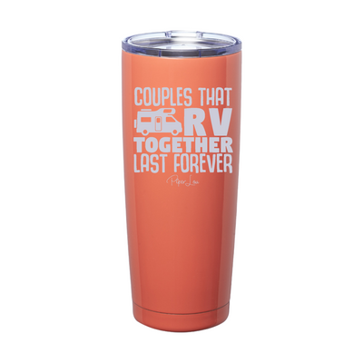 Couples That RV Laser Etched Tumbler